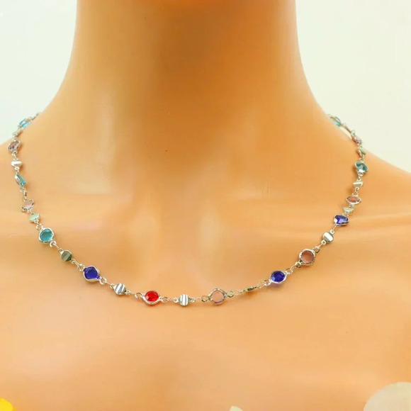 Minimalist Necklace, Sleek & Modern Design, Women’s Fashion, YC110463-N - Picture 3 of 10